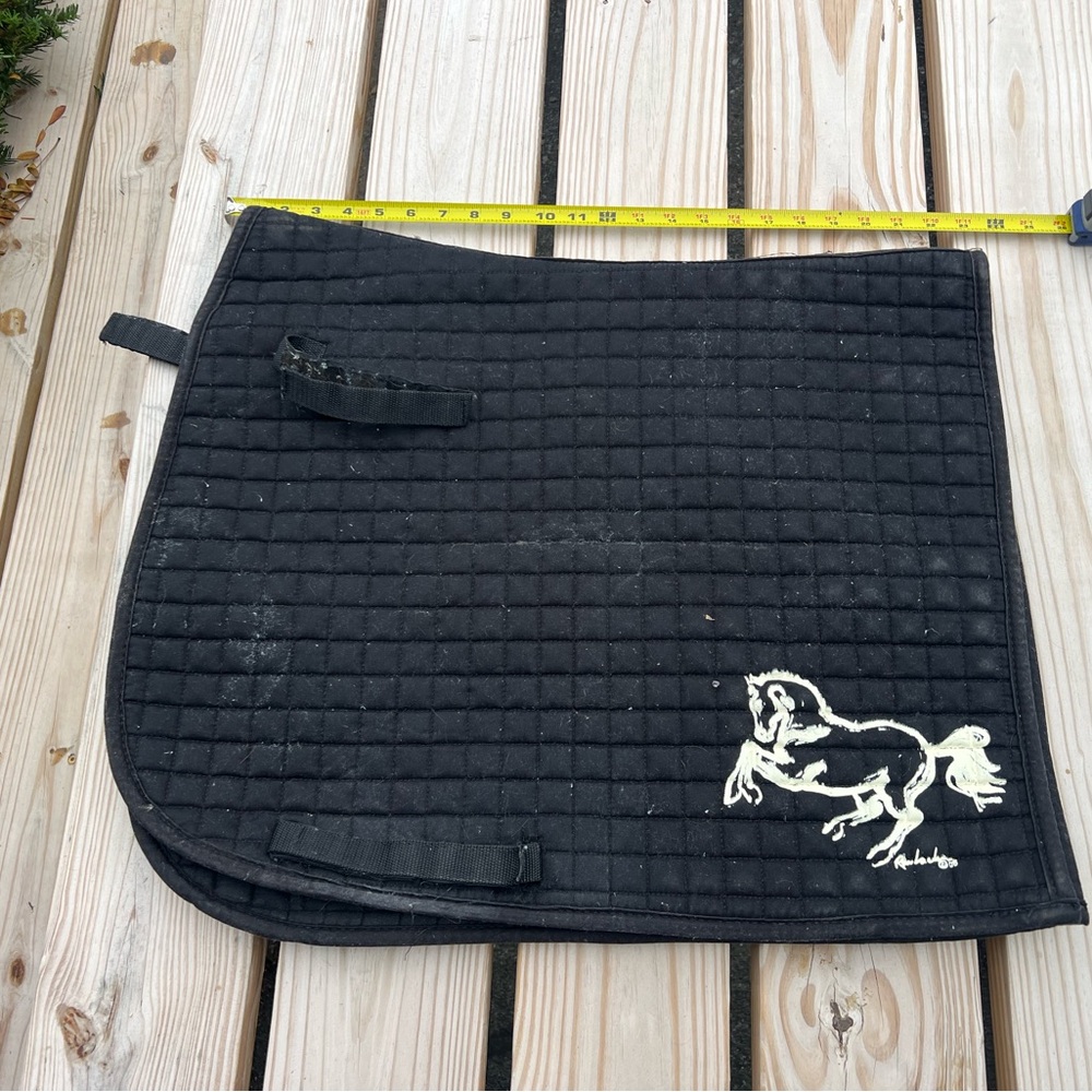 Classic equine dressage pad, choice color